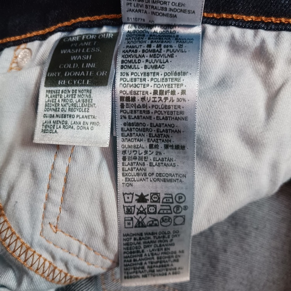 Levi's 514 Jeans Men's Straight Fit Stretch Blue Denim Size 38x30 - Picture 14 of 16